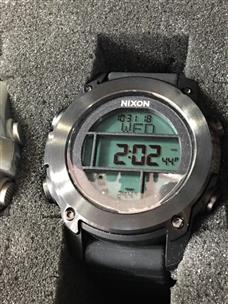 NIXON HOLD FAST THE UNIT DIVE BLACK Very Good Carson Jewelry